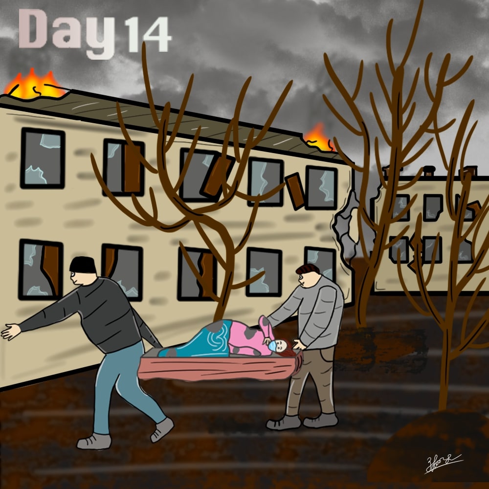Hospital was bombed